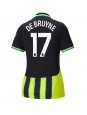 Manchester City Kevin De Bruyne #17 Bortedrakt Dame 2024-25 Korte ermer